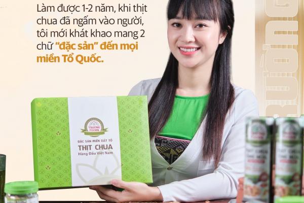 Hotgirl Phú Thọ livestream bán thịt chua lập kỷ lục doanh thu